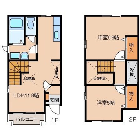 メルヴェイユ　Ａの物件間取画像